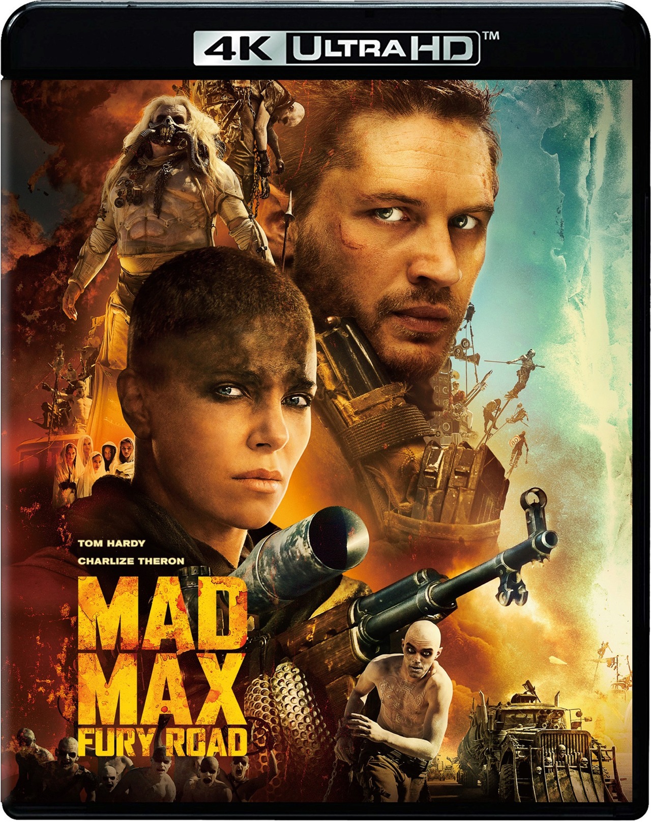 「マッドマックス 怒りのデス・ロード」コレクターズエディションのジャケットビジュアル。（発売元：ワーナー・ブラザース ホームエンターテイメント、販売元：NBC ユニバーサル・エンターテイメント）