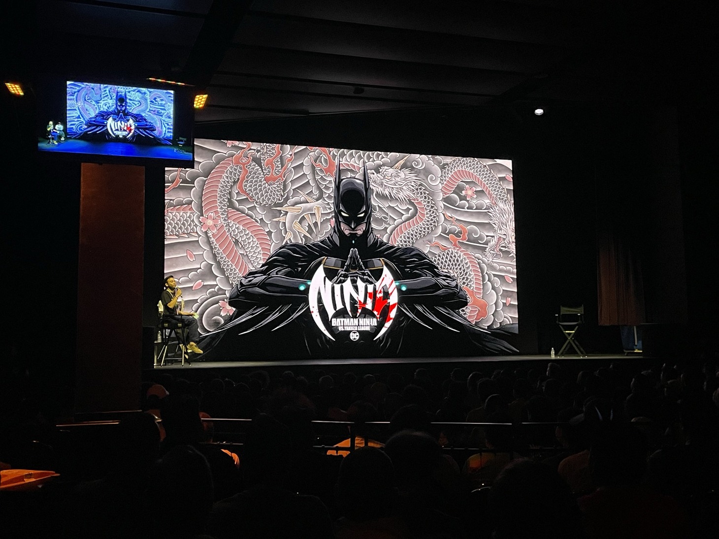 「Warner Bros. Japan presents
“Suicide Squad ISEKAI” and “Batman Ninja vs. Yakuza League”」の様子。