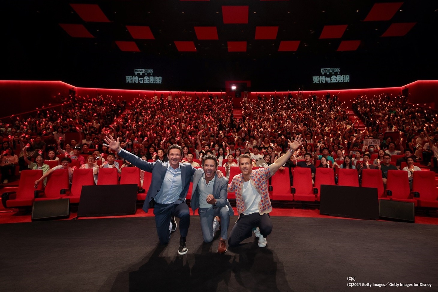 「デッドプール＆ウルヴァリン」中国ファンイベントの様子。