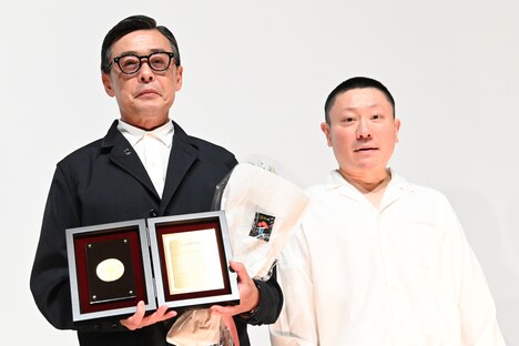 左から光石研、二ノ宮隆太郎。