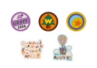 K賞の「ダイカットステッカーセット」（全9種）。