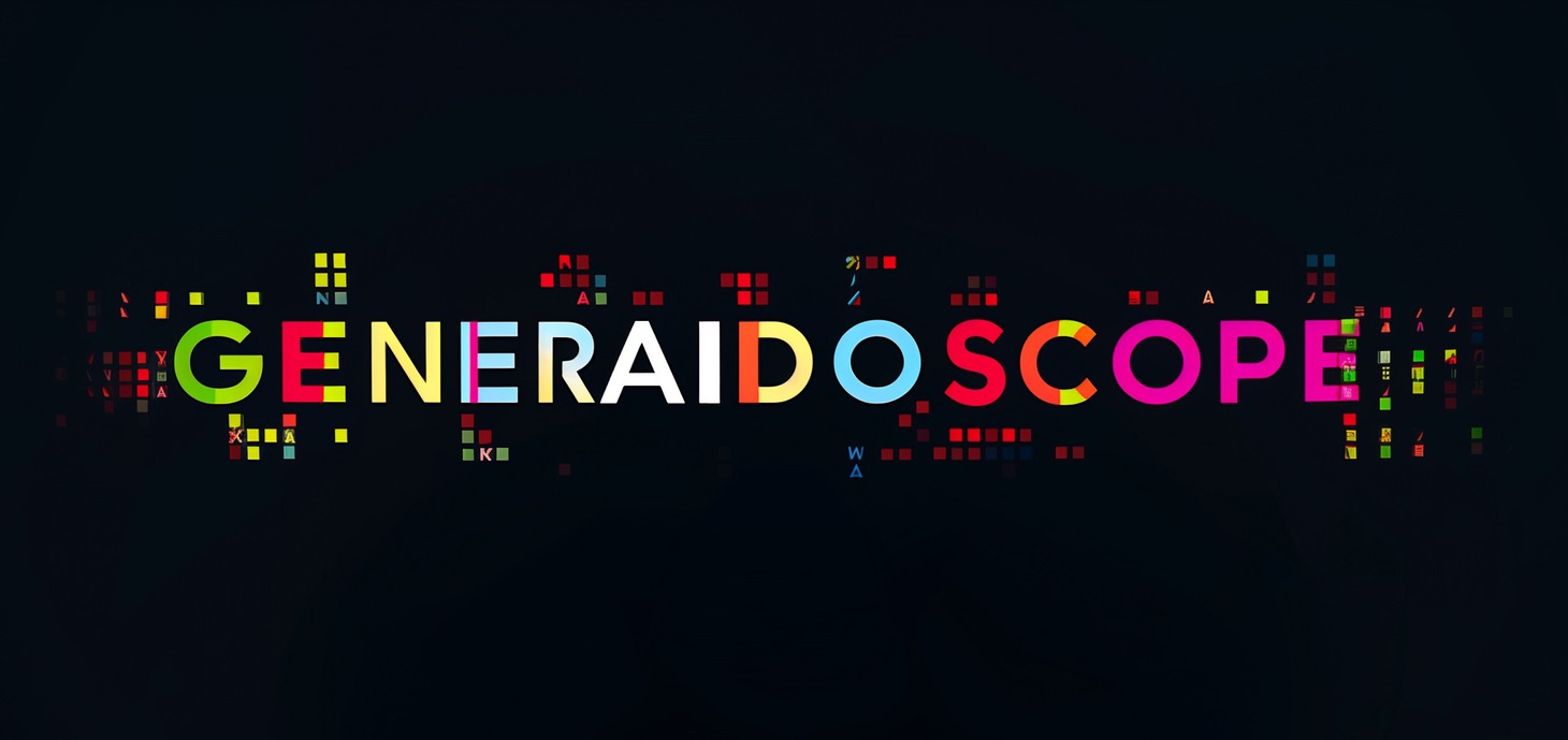 「generAIdoscope:ジェネレイドスコープ」ロゴ