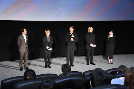 左から萩原健太郎、板垣李光人、眞栄田郷敦、高橋文哉、桜田ひより。