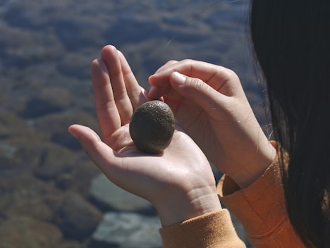 「石がある」場面写真