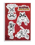 「デッドプール＆ウルヴァリン」ラージフォーマット限定の入場者プレゼントとなるBIG LOVEステッカー。