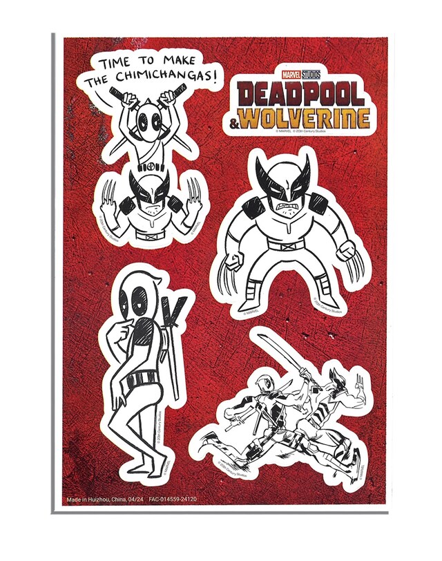 「デッドプール＆ウルヴァリン」ラージフォーマット限定の入場者プレゼントとなるBIG LOVEステッカー。