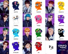 INIメンバーの感情たちが描かれた「インサイド・ヘッド2」のピクサー公認イラスト。