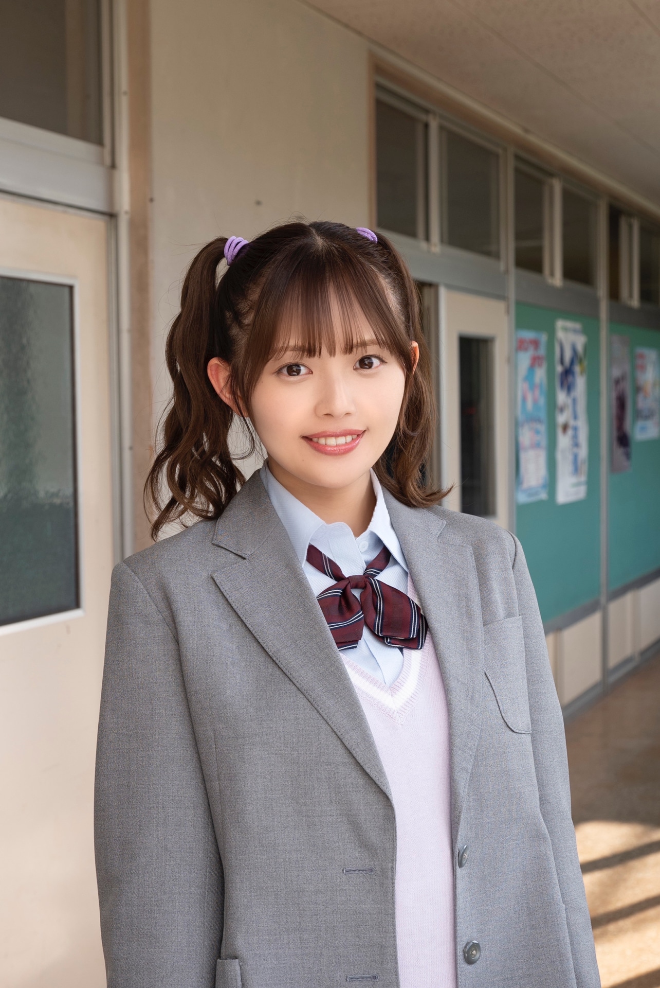 荻野琴葉役の森日菜美。
