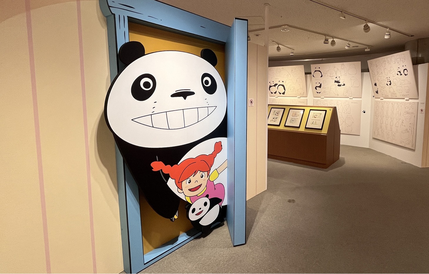 「パンダコパンダ展」の展示イメージ。