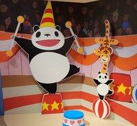 「パンダコパンダ展」の展示イメージ。