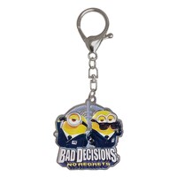 「怪盗グルーのミニオン超変身」のメタルキーホルダー（税込990円）。