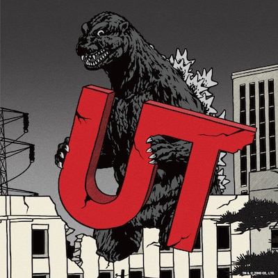 コラボレーションを記念した「ゴジラ WITH UT」スペシャルアート。
