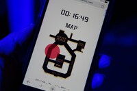 「今際の国のアリス ～Immersive Death Game～」でスマートフォンに表示される“げぇむ”の指示。