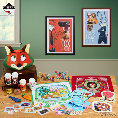 「一番くじ『ズートピア』」の使用イメージ。