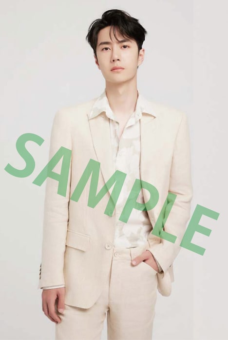 「無名」来場者記念のワン・イーボーポストカード(サンプル)。