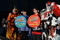 「親子でガッチャ！バクアゲ先行上映会」の様子。