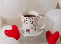 ホットティー（税込690円）※マグカップは追加料金で購入可能