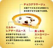 「映画『 赤羽骨子のボディガード』コラボ 究極の守られ系 ミルキーレアチーズタルト」の商品説明。