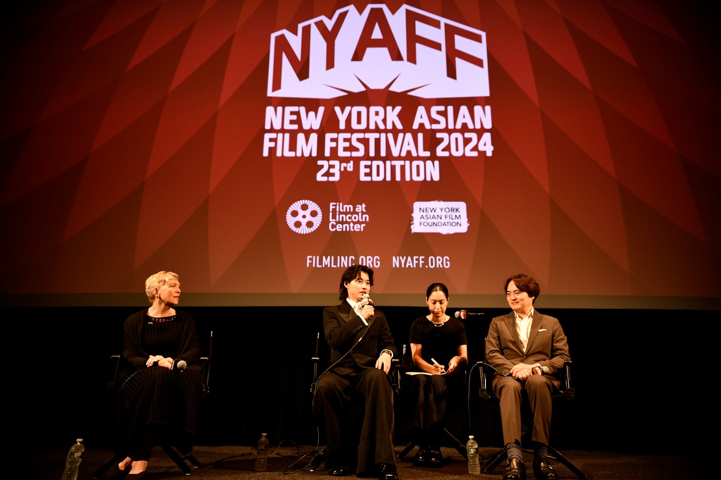 ニューヨーク・アジアン映画祭2024でのQ&Aの様子。