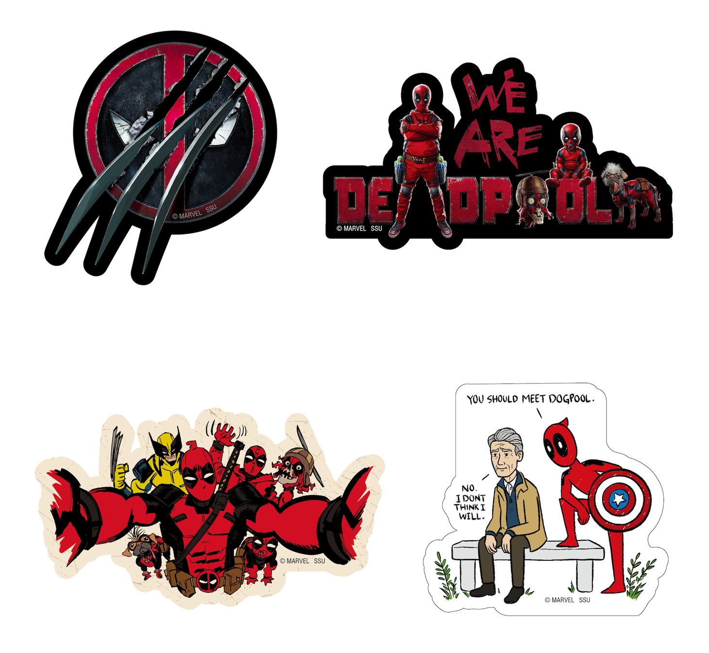 H賞の「ダイカットステッカーセット」。