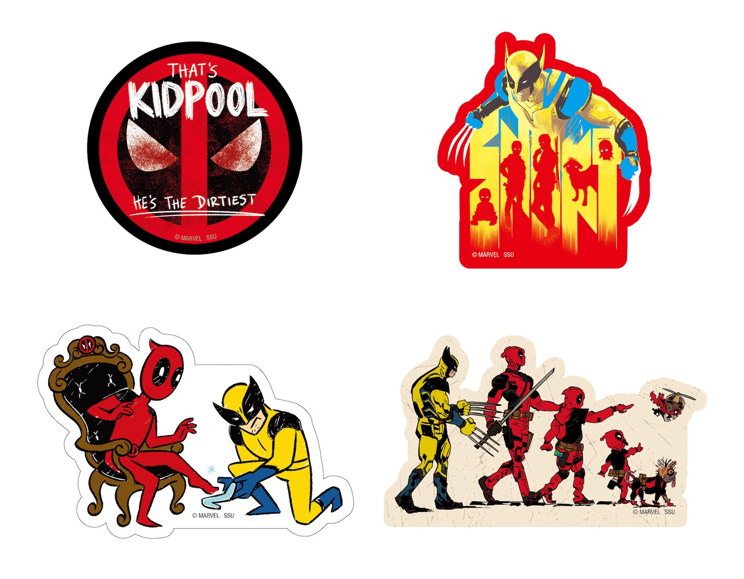 H賞の「ダイカットステッカーセット」。