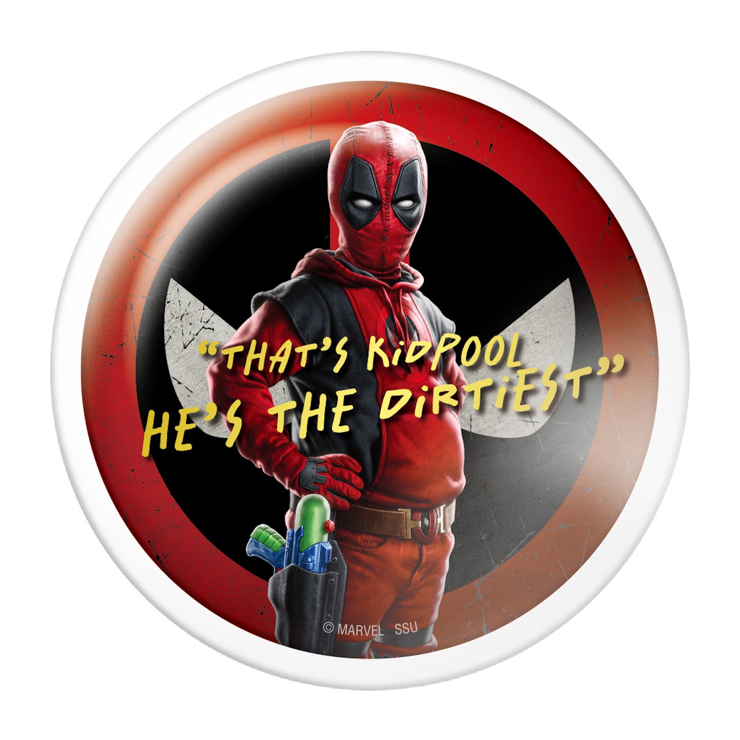 E賞の「カバー付き缶バッジ」。