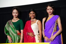 左から天翔愛、プリヤ・カンサラ、天翔天音。