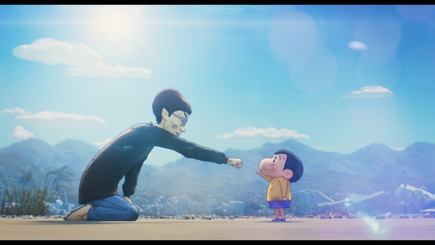 「しん次元！クレヨンしんちゃんTHE MOVIE 超能力大決戦 ～とべとべ手巻き寿司～」場面カット (c)臼井儀人/しん次元クレヨンしんちゃん製作委員会