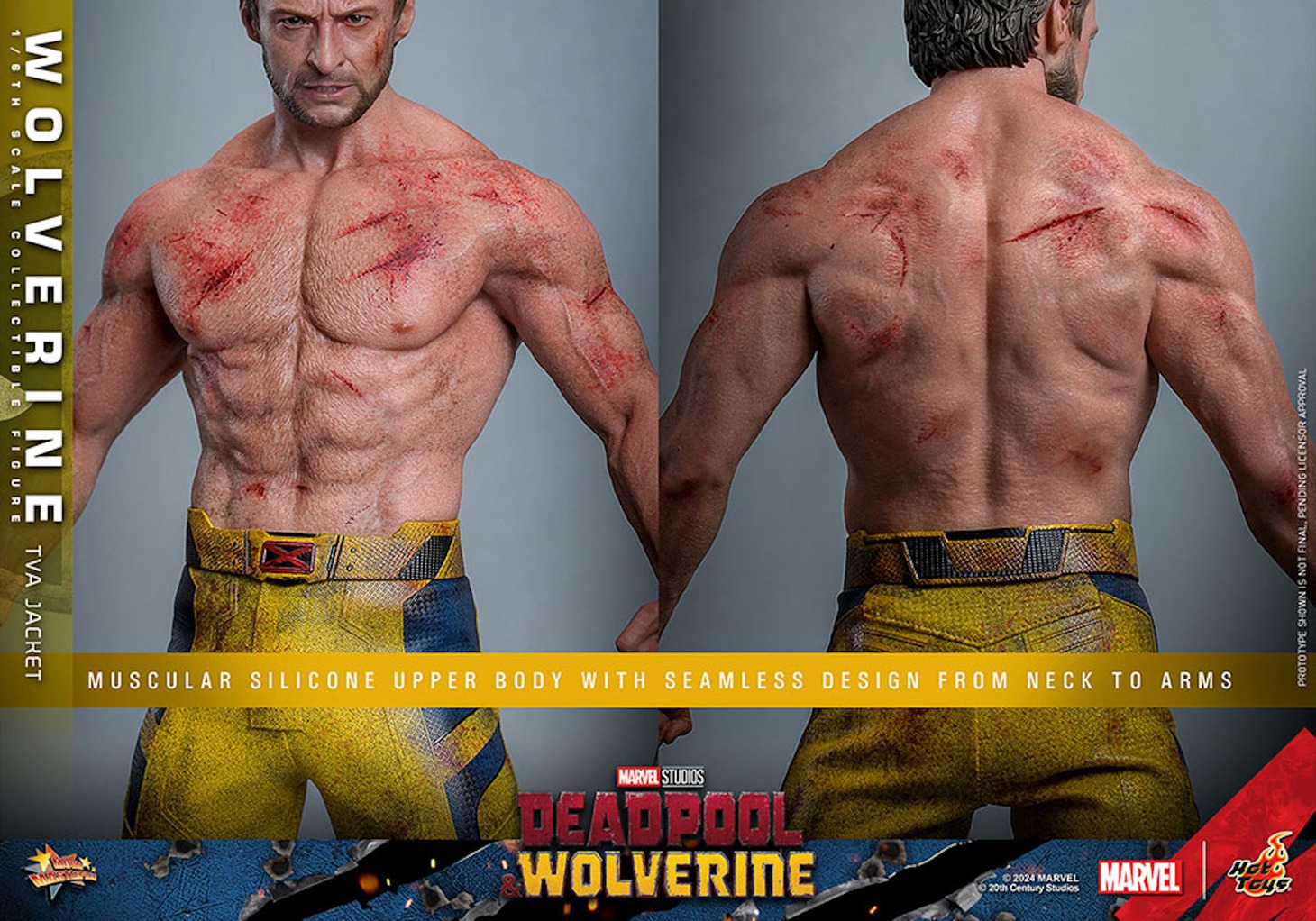 【ムービー・マスターピース】「デッドプール＆ウルヴァリン」1/6スケールフィギュア ウルヴァリン（TVAジャケット版）