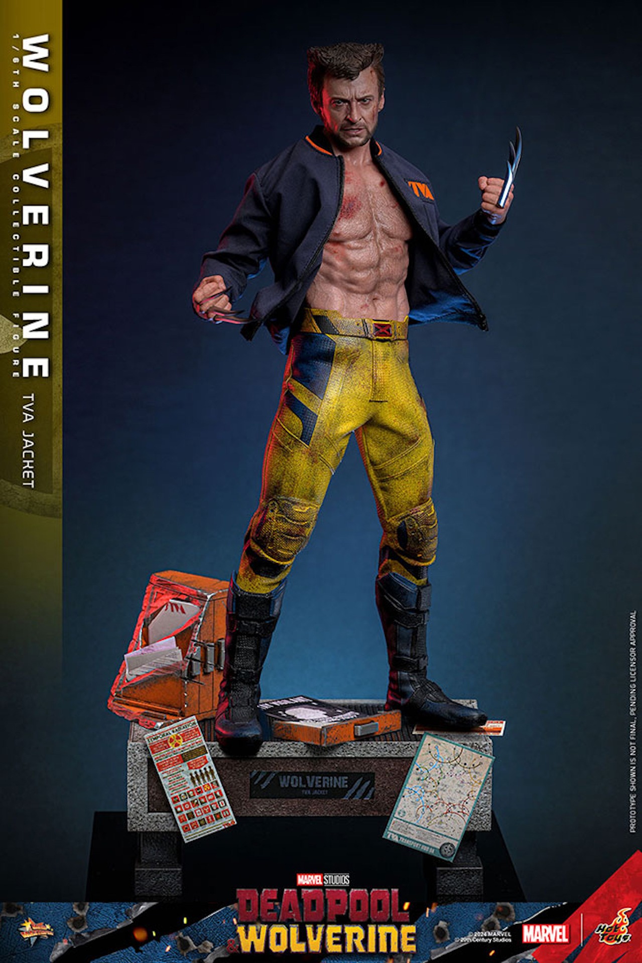 【ムービー・マスターピース】「デッドプール＆ウルヴァリン」1/6スケールフィギュア ウルヴァリン（TVAジャケット版）