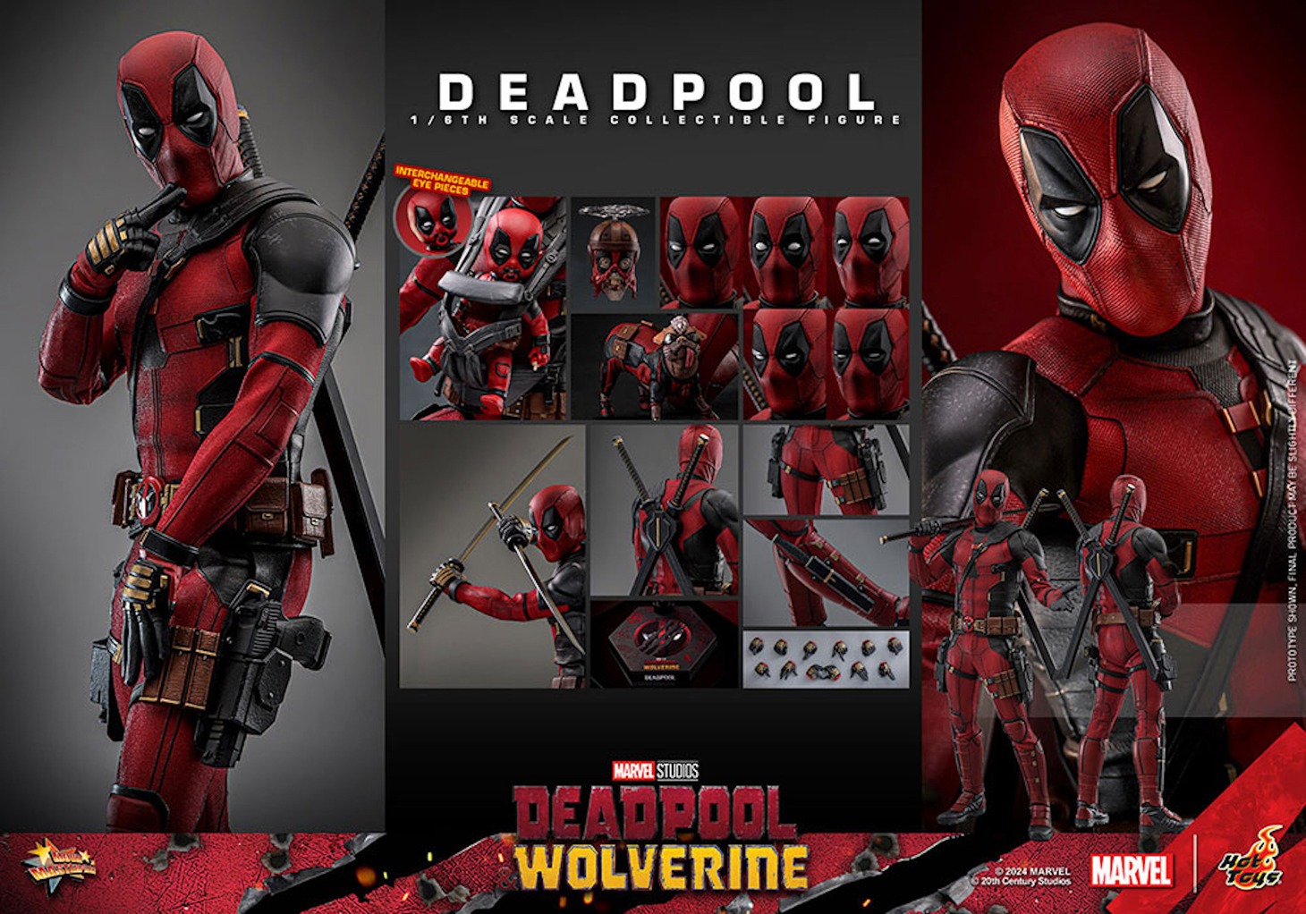 【ムービー・マスターピース】「デッドプール＆ウルヴァリン」1/6スケールフィギュア デッドプール