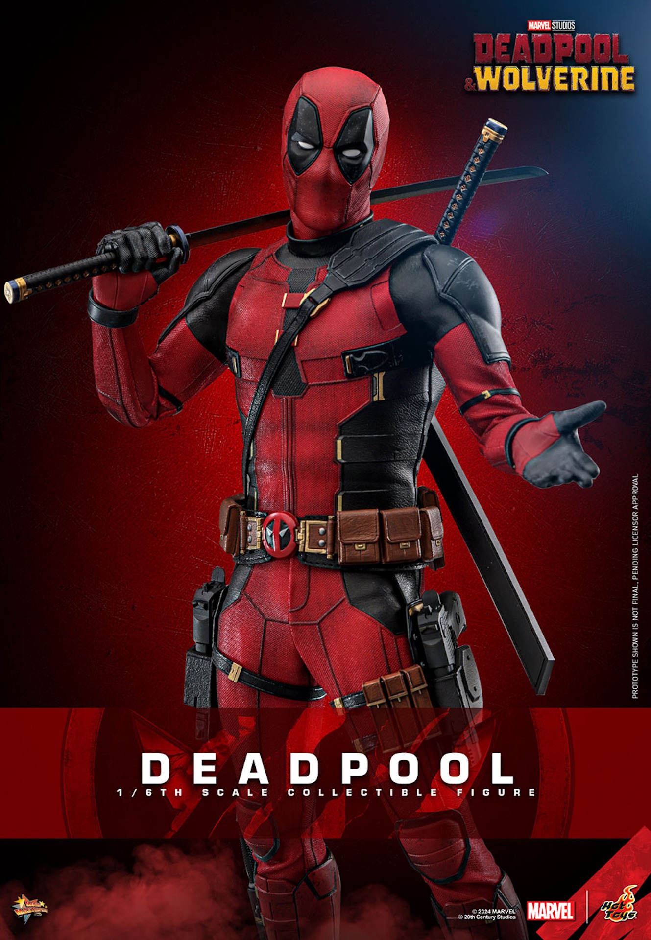 【ムービー・マスターピース】「デッドプール＆ウルヴァリン」1/6スケールフィギュア デッドプール