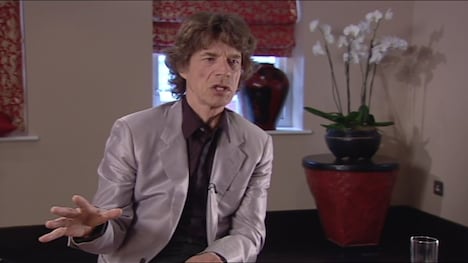 「セッションマン：ニッキー・ホプキンズ ローリング・ストーンズに愛された男」より、ミック・ジャガー。