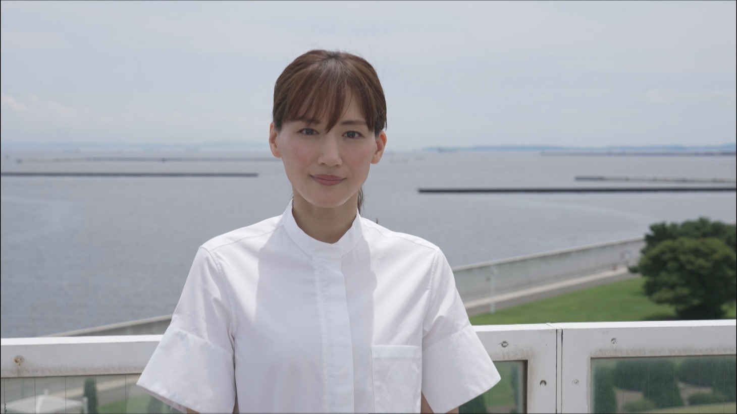 「『news23』特別企画 “綾瀬はるか『戦争』を聞く”～沈められた民間の船～」より、綾瀬はるか。