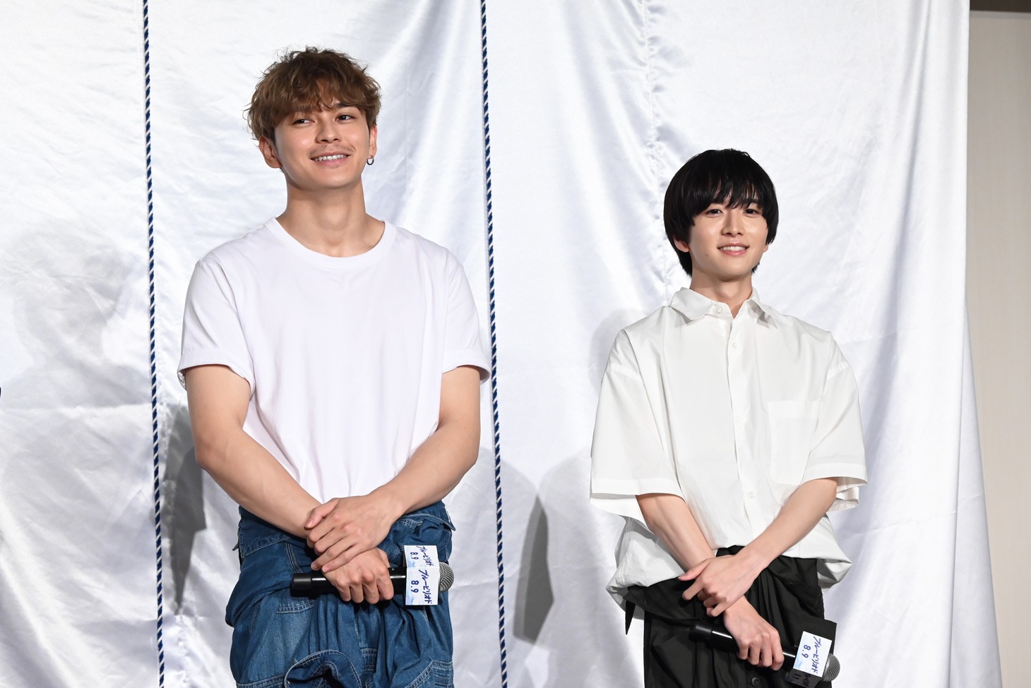 左から眞栄田郷敦、板垣李光人。