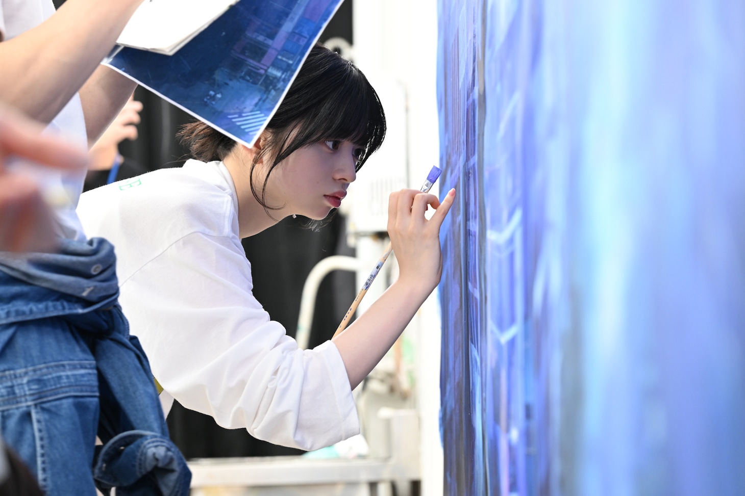共同制作の様子。