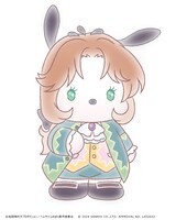 「劇場アニメ ベルサイユのばら」のフェルゼンになりきるポチャッコ。