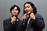 左から加賀翔、賀屋壮也。