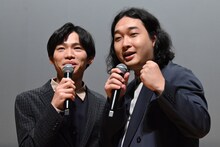 左から加賀翔、賀屋壮也。