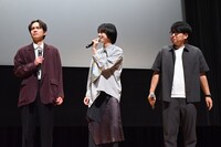 左から平野良、世古口凌、谷口恒平。