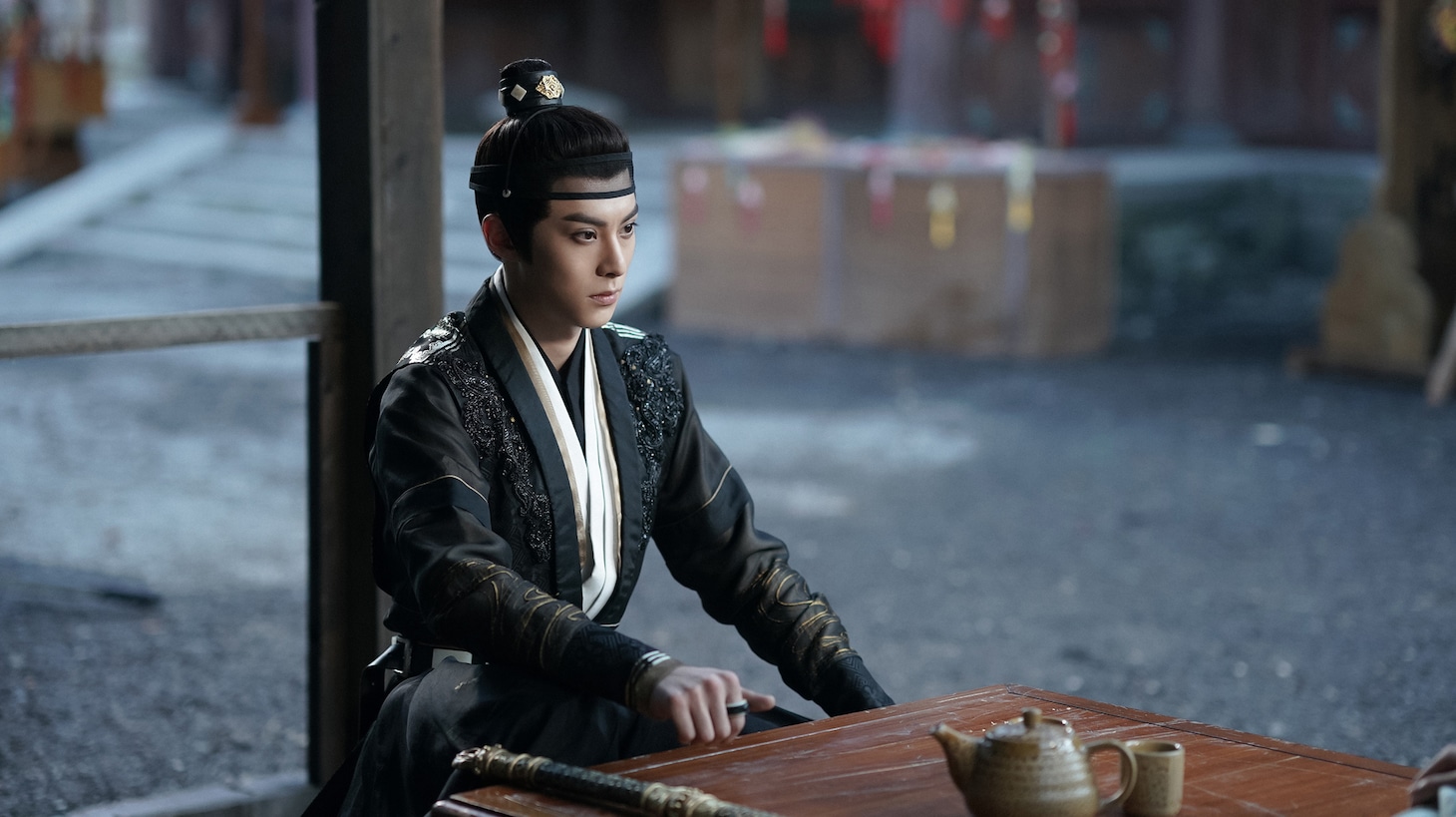 中国ドラマ「浮図縁～乱世に咲く真実の愛～」より、ワン・ホーディー（王鶴棣）演じる肖鐸。