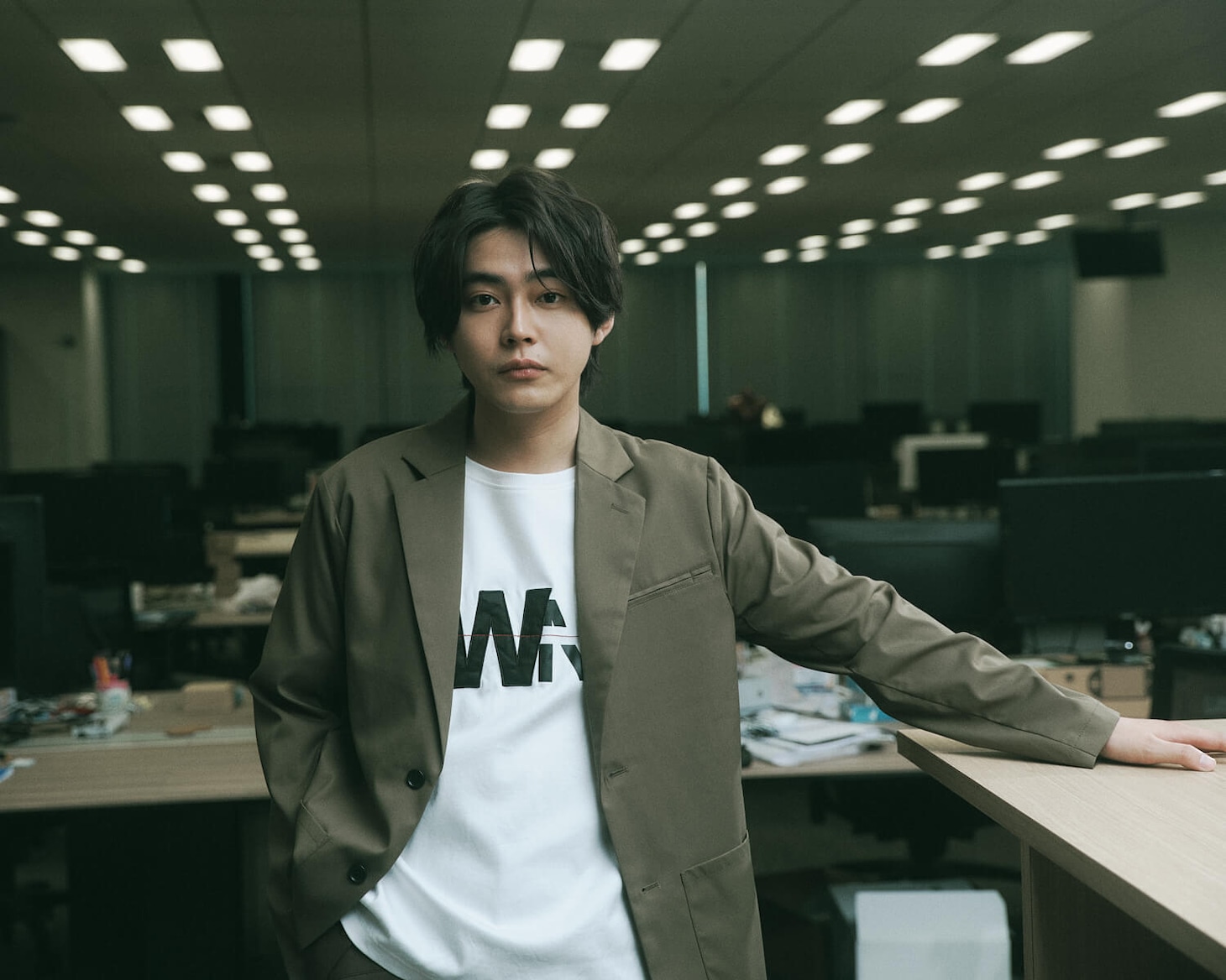 ABEMAオリジナルドラマ「透明なわたしたち」より、倉悠貴演じる高木洋介。
