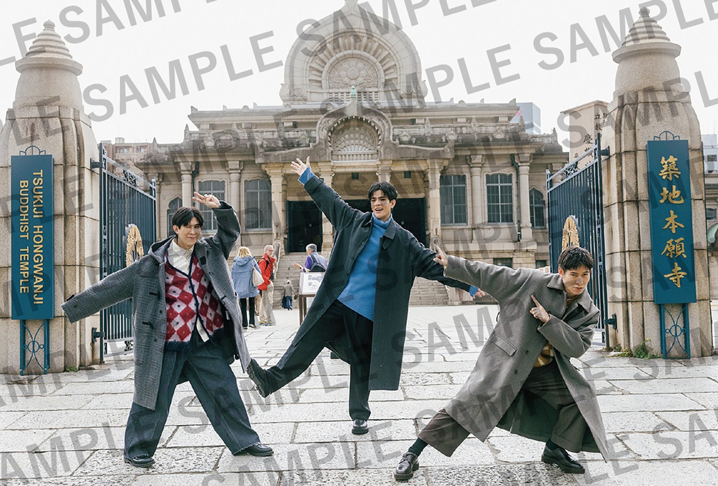 DOMUNDI Photo Book in Japan「Twinkle」別冊付録となるポストカードのビジュアル（Poppy, Mark, Park）。