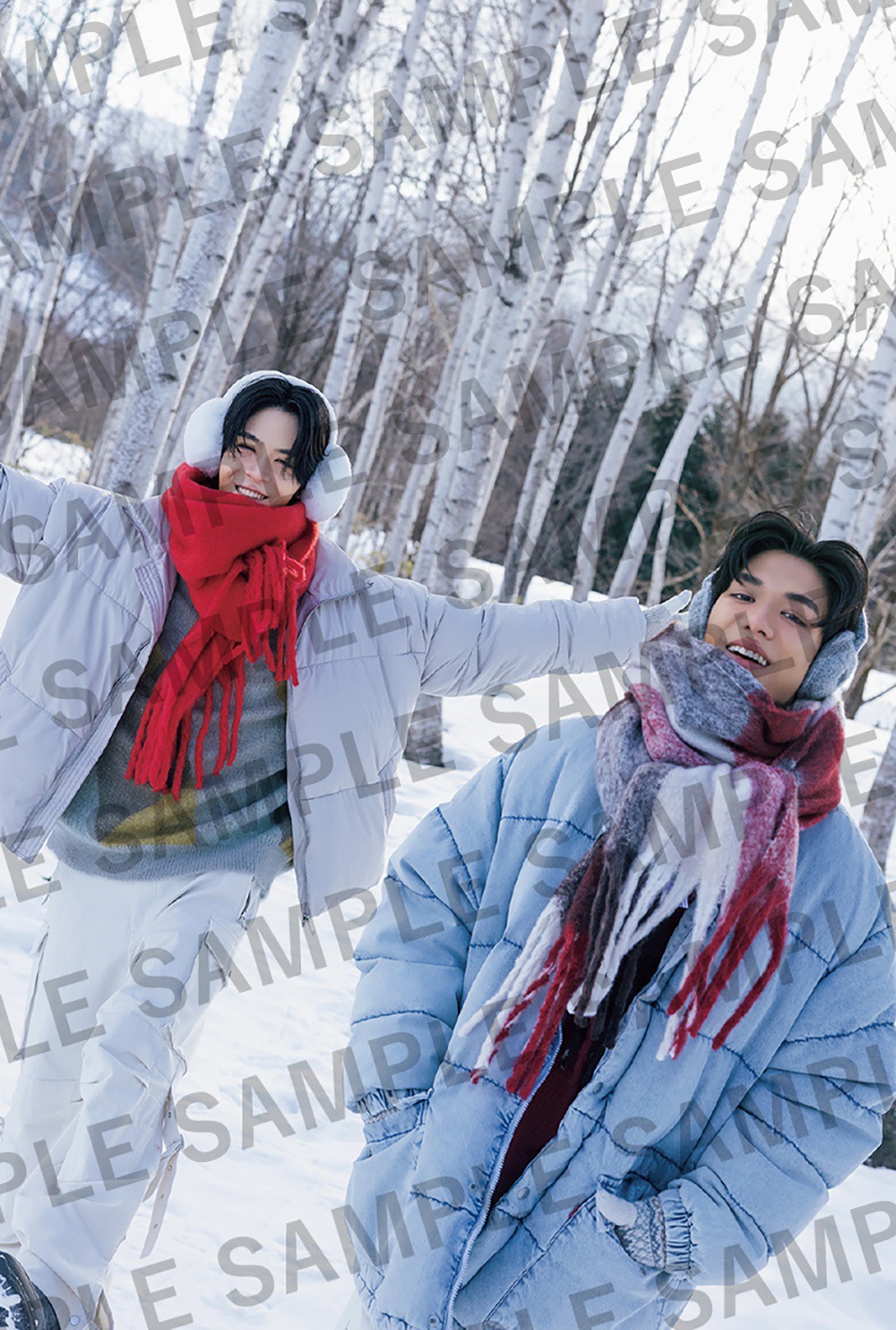 DOMUNDI Photo Book in Japan「Twinkle」別冊付録となるポストカードのビジュアル（Net&James）。