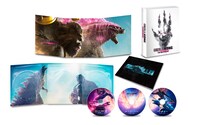 「ゴジラxコング 新たなる帝国」豪華版 4K Ultra HD Blu-ray同梱3枚組の展開図。