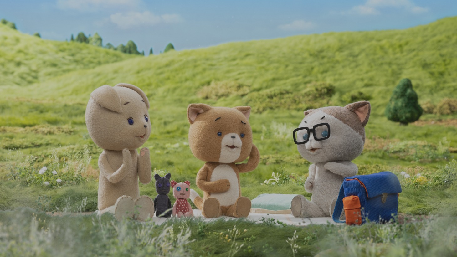 「こまねこのかいがいりょこう」場面カット