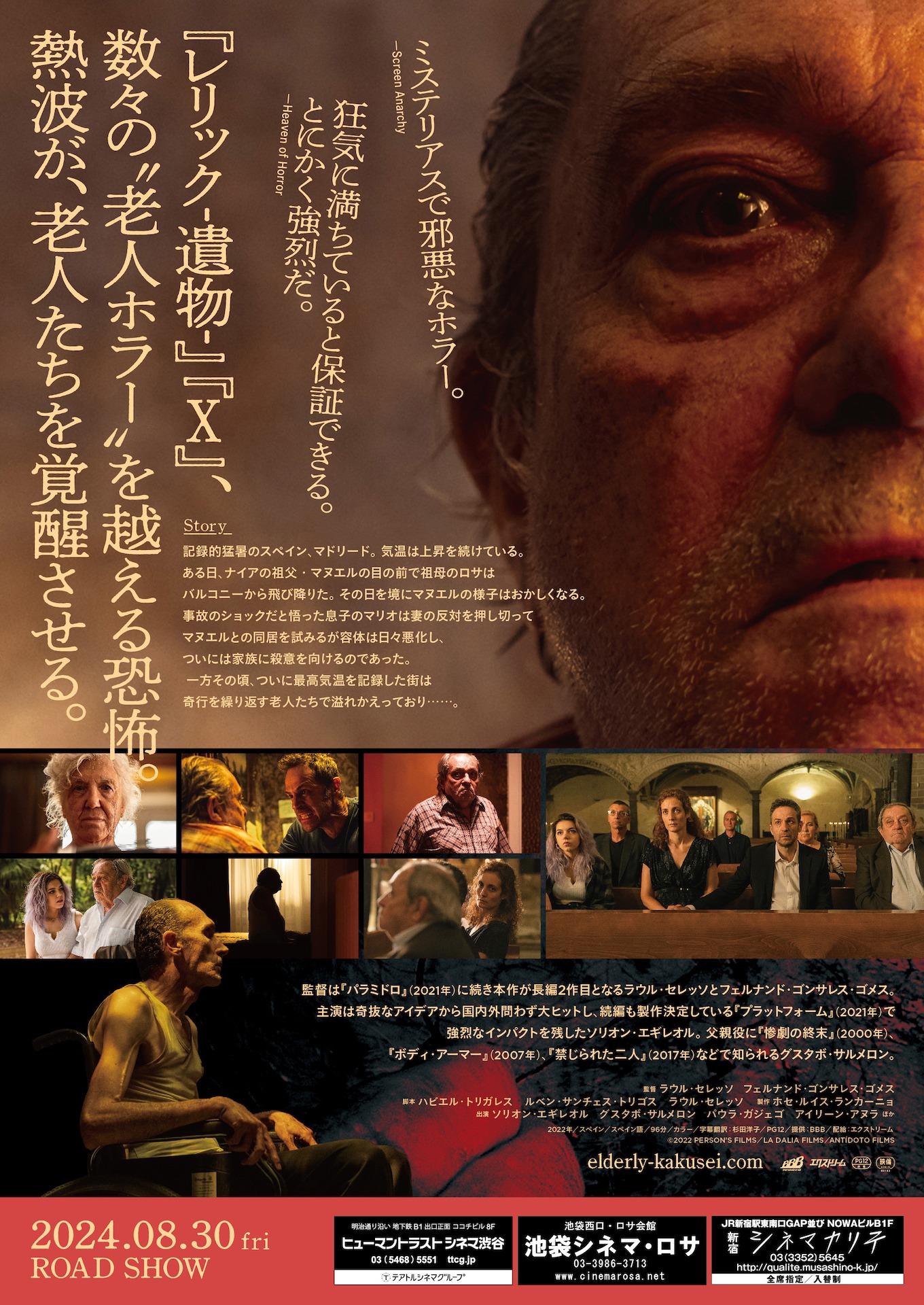 「エルダリー／覚醒」チラシ裏