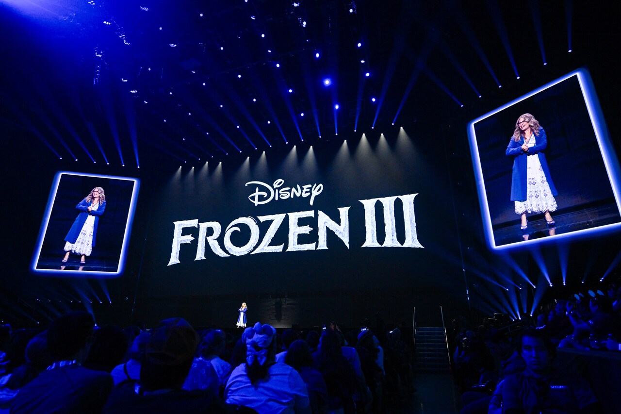 アナと雪の女王3（仮題）」のプレゼンテーションに登壇した