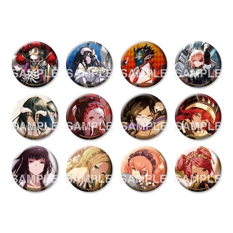 「劇場版『オーバーロード』聖王国編」トレーディング缶バッジ（全12種 / 1PACK 税込440円 / 1BOX 税込5280円）