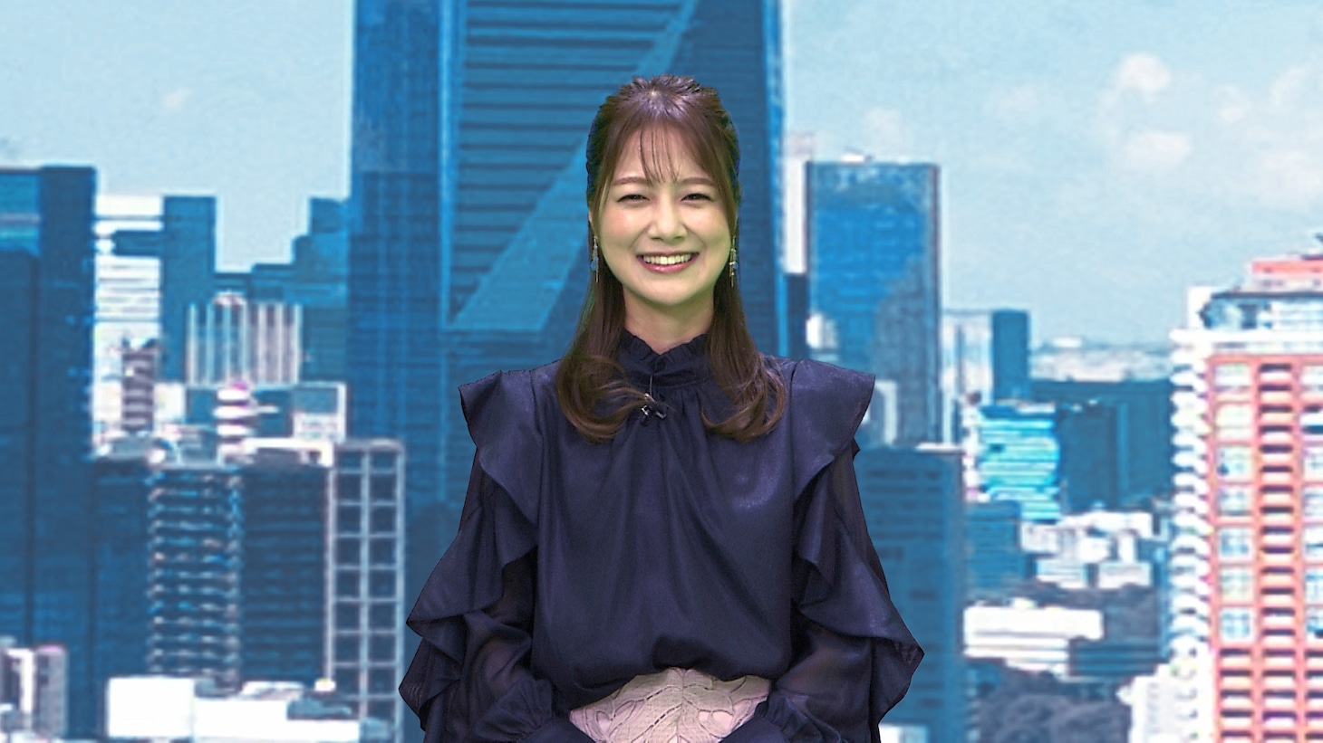 松村澪が演じる、ワイドショーのキャスター。